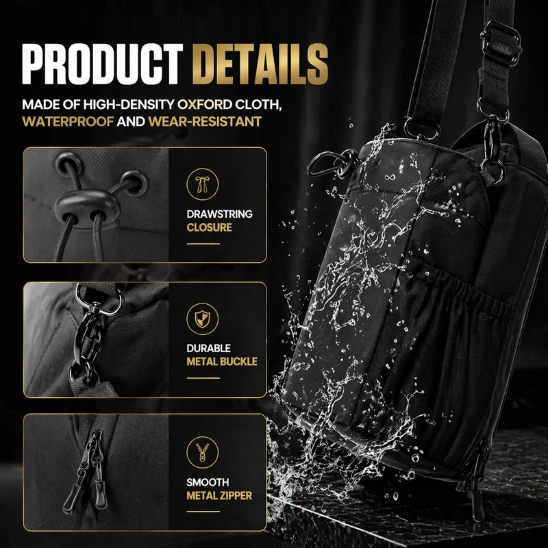 Gymist Magnetic Gym Bag With Bottle Holder