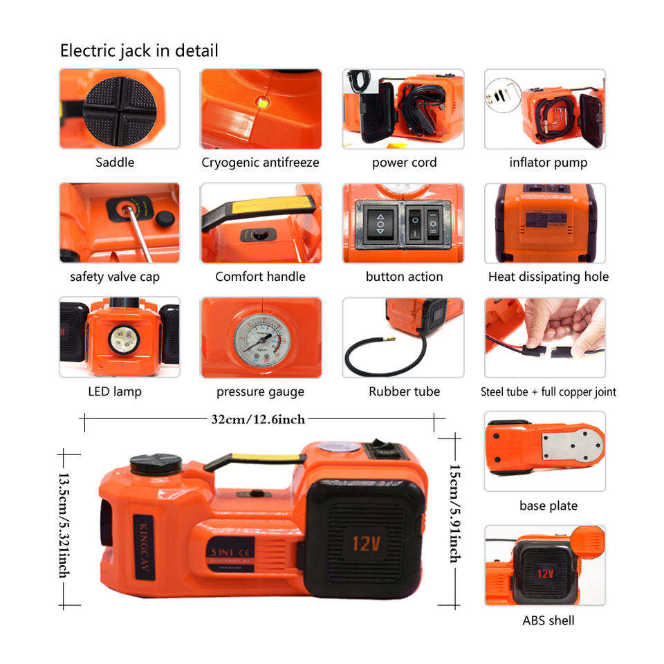 Heavy-Duty Outdoor Electric Car Jacks Kit