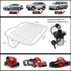 Flanxus Luxury Gray Foldable Car Air Mattress Bed with Electric Pump (Pack of 10)