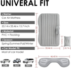 Flanxus Luxury Gray Foldable Car Air Mattress Bed with Electric Pump (Pack of 10)