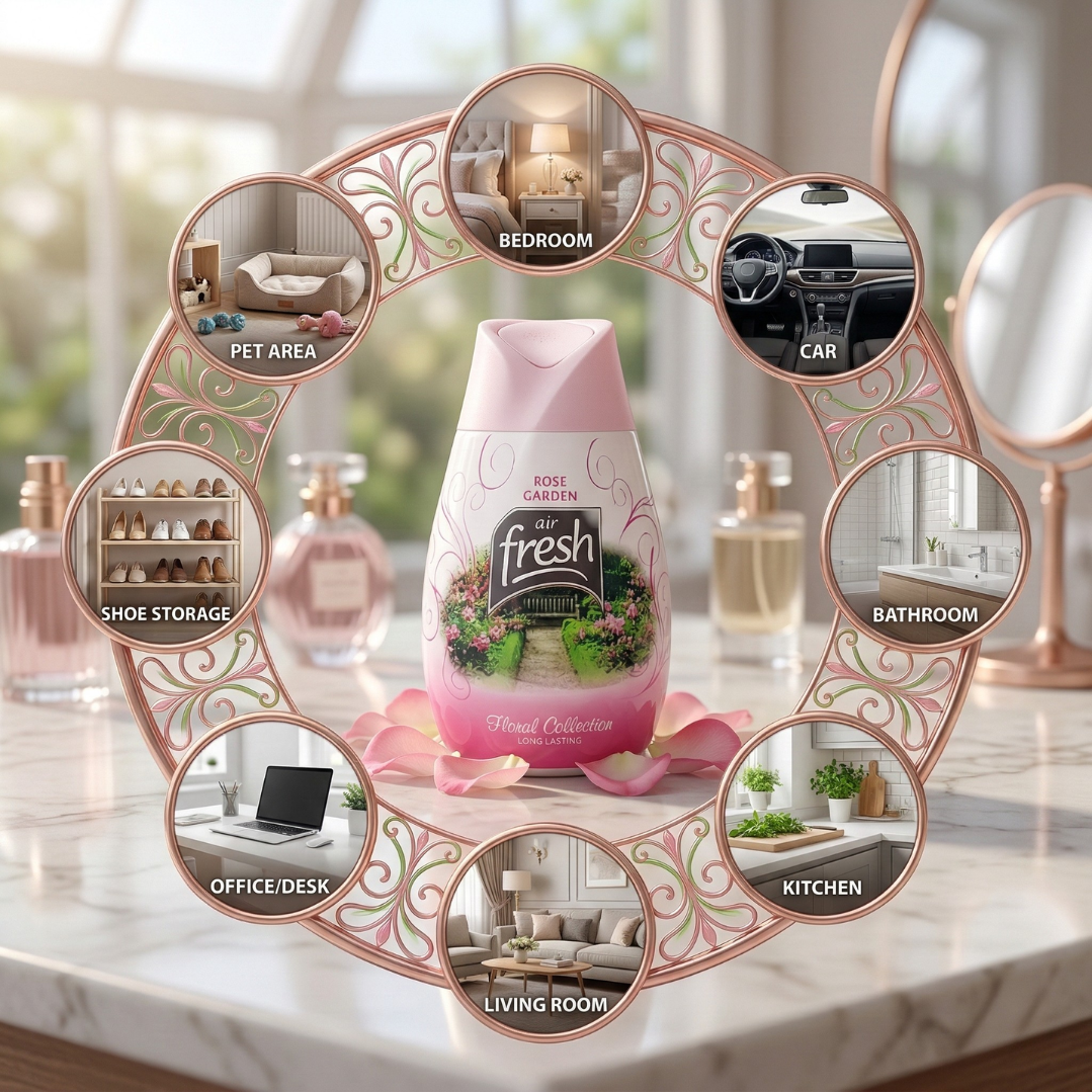 Flanxus Floral Rose Garden Air Freshener