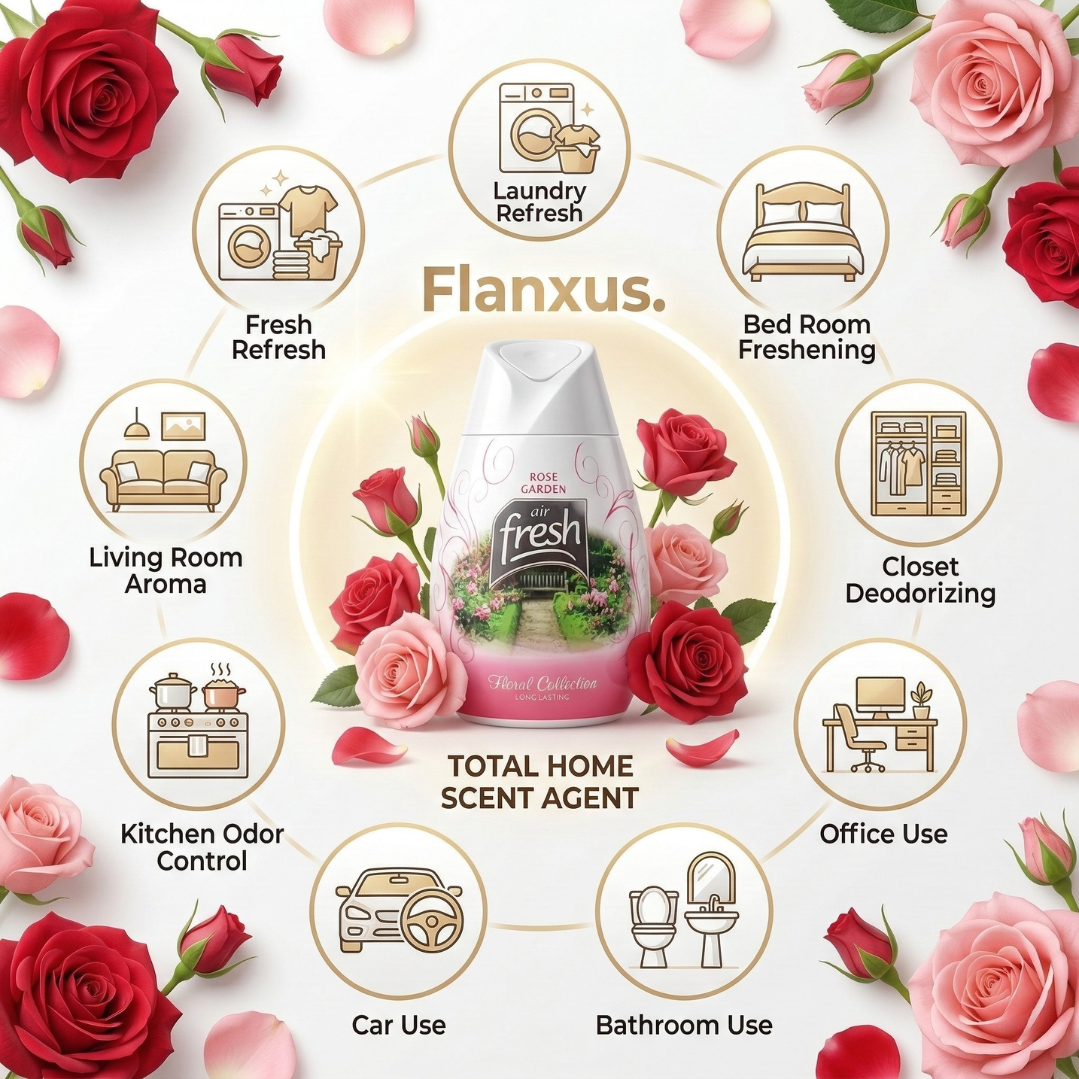 Flanxus Floral Rose Garden Air Freshener