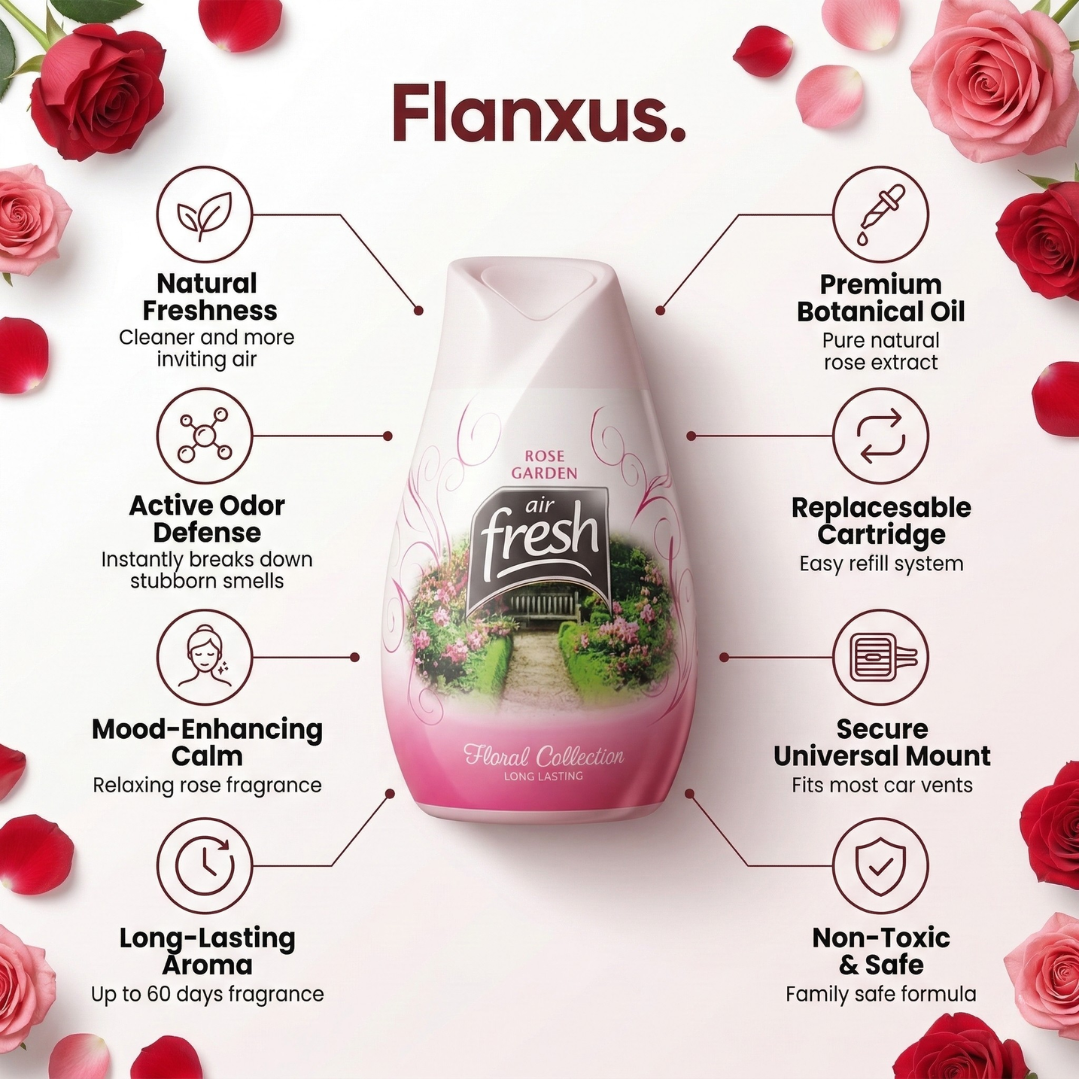 Flanxus Floral Rose Garden Air Freshener