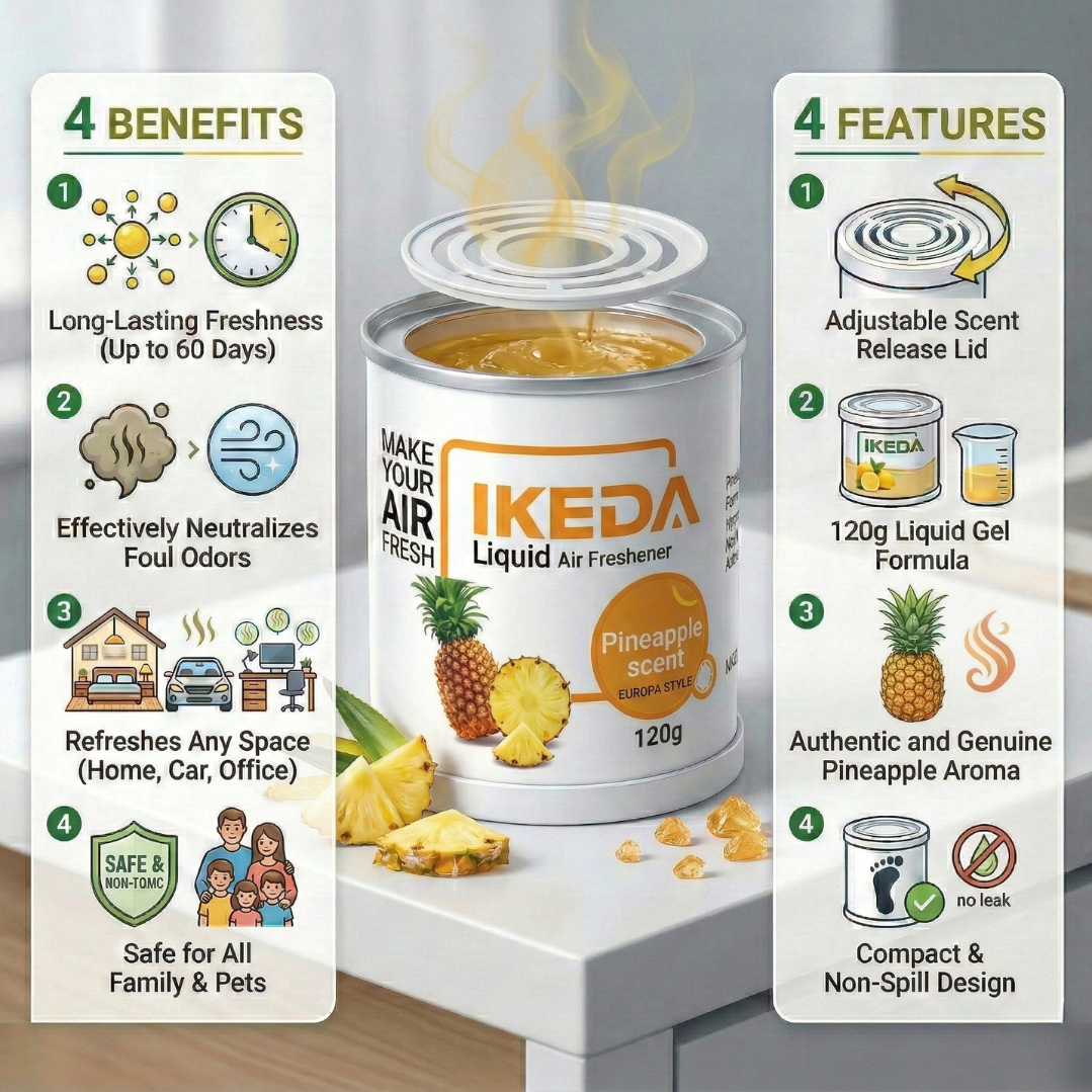 Citrusy Pineapple Car Air Freshener