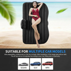 Flanxus Luxury Black Foldable Car Air Mattress Bed with Electric Pump (Pack of 10)
