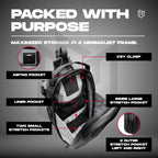 Gymist Magnetic Gym Bag With Bottle Holder