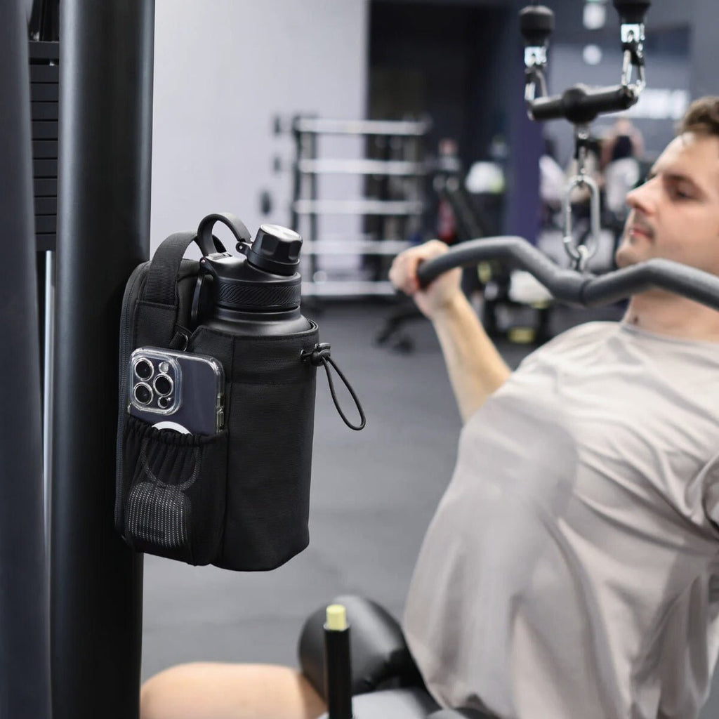 Gymist Magnetic Gym Bag With Bottle Holder