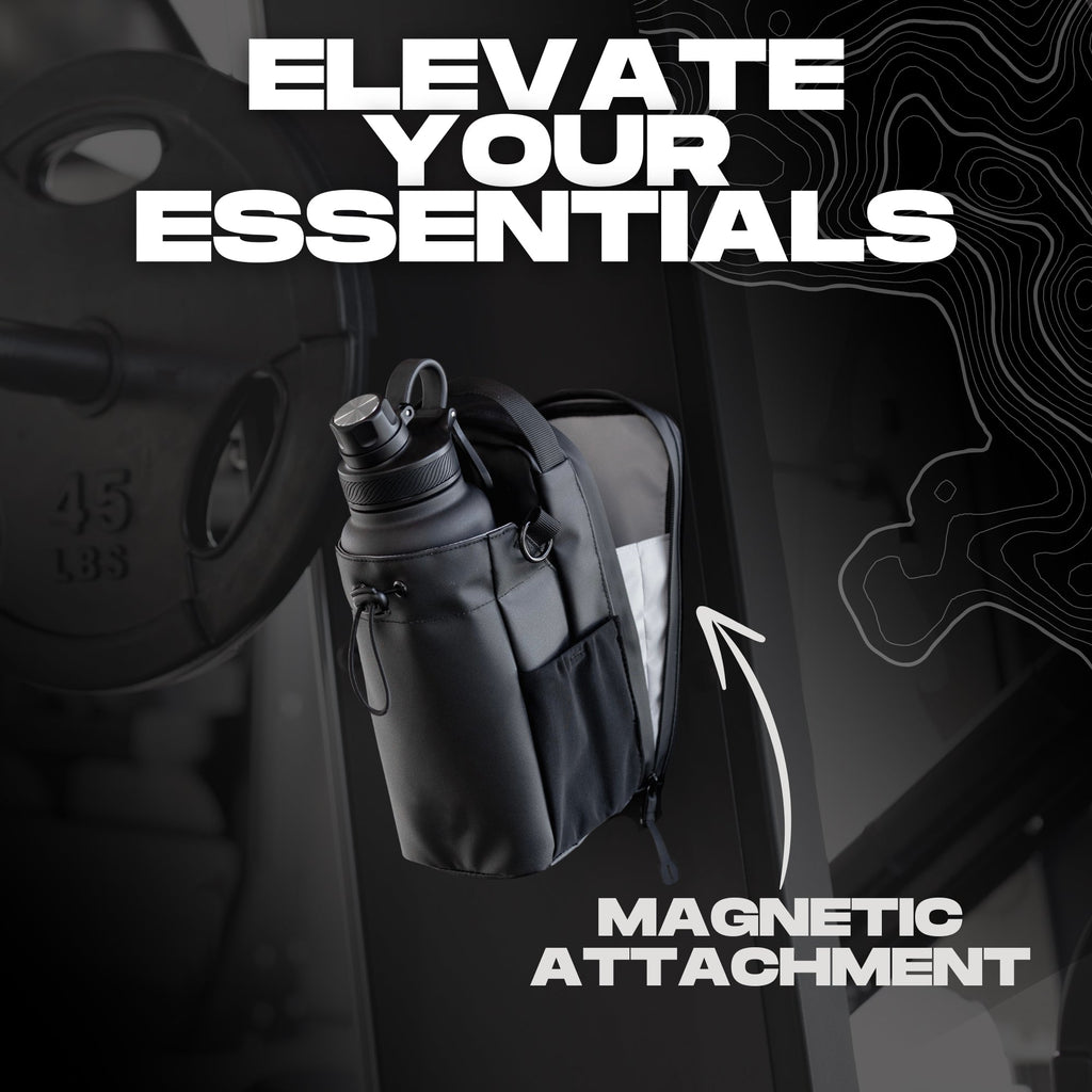 Gymist Magnetic Gym Bag With Bottle Holder